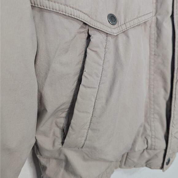 Member's Only Vintage Tan Collared Full Zip Puffer Jacket Size 40/Medium - Picture 3 of 11